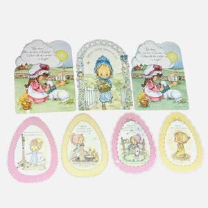 Vintage Easter Diecut Decorations 1979 Hallmark 1971 Wolfpit Joan Walsh Lot of 7